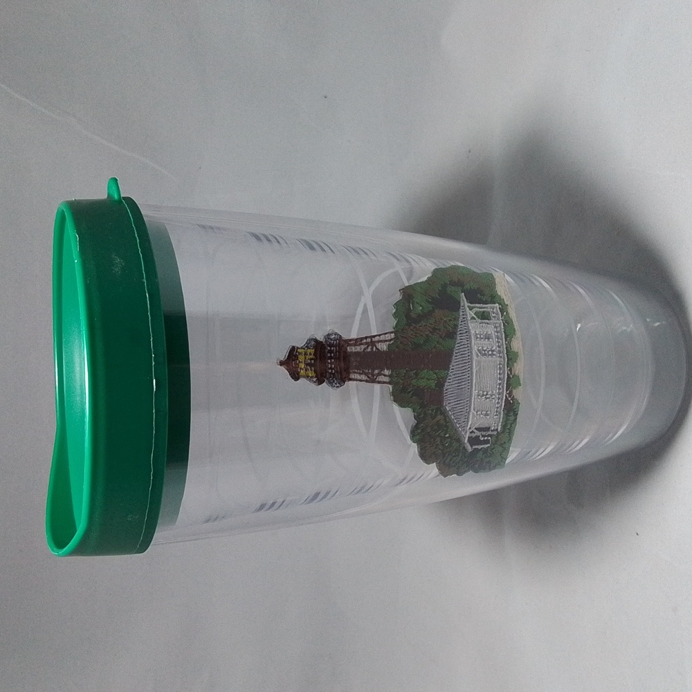 Signature Tumbler With Green Lid